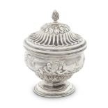 A George III silver covered sugar bowl William Grundy, London 1762