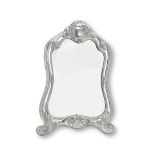 A large 19th century Russian silver mirror maker's mark rubbed, assay master Alexander Mitin or ...