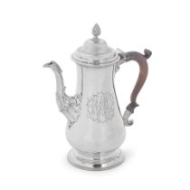 A George III silver coffee pot Francis Crump, London 1768