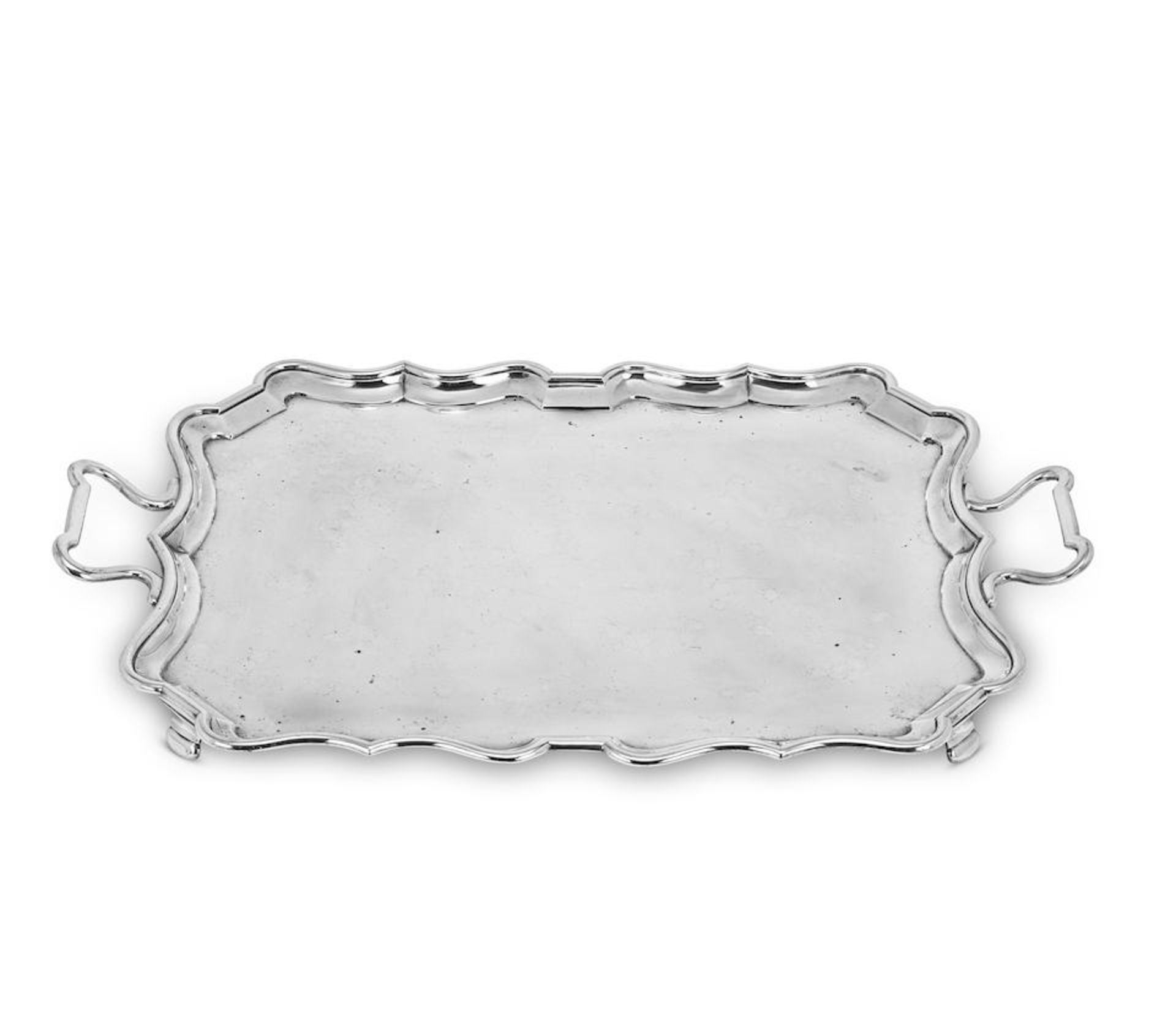 A Victorian silver two-handled tray Joseph Heming, London 1900