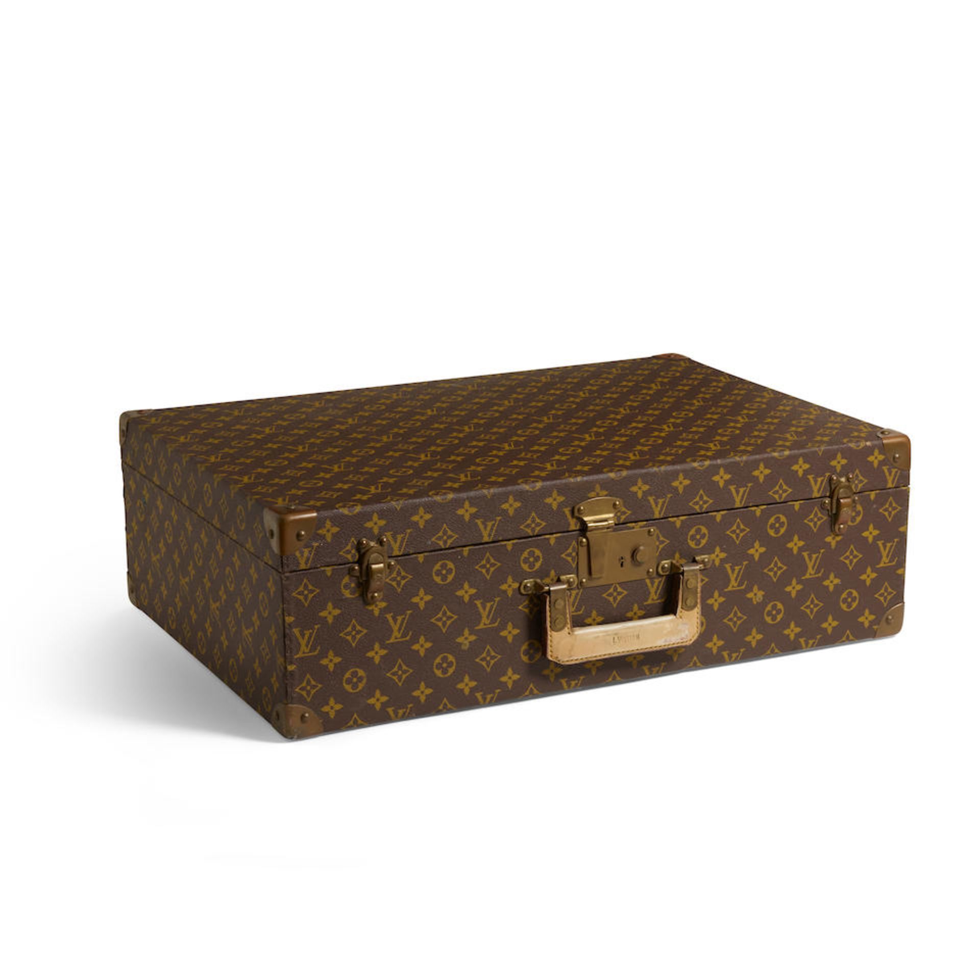 LOUIS VUITTON: MONOGRAM ALZER 60 1960-1970's