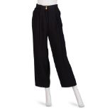 CHANEL: PLEATED TROUSERS 1990's