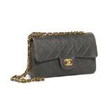 CHANEL: SMALL DOUBLE FLAP CLASSIC BAG 1989-1991