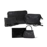 BOTTEGA VENETA: GROUP OF FIVE HANDBAGS