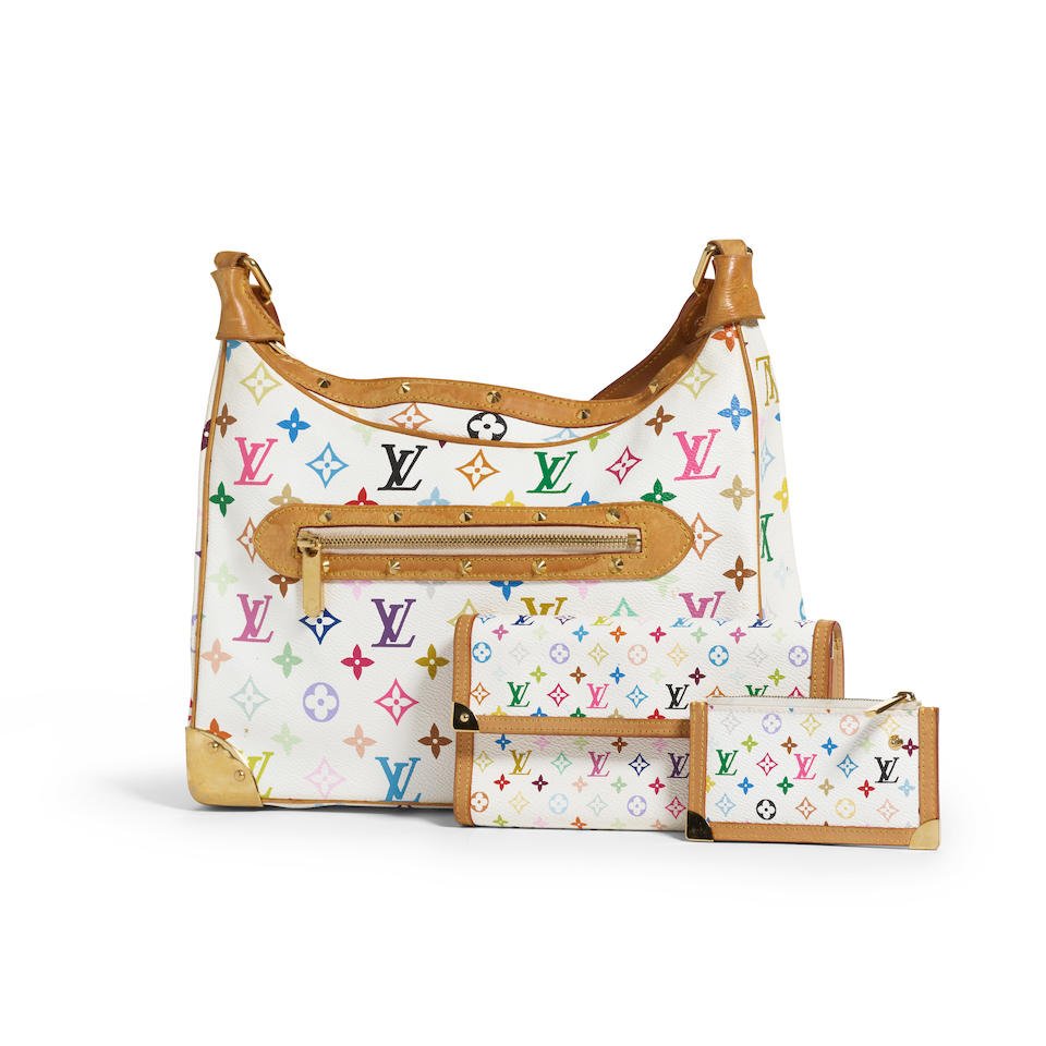 LOUIS VUITTON X TAKASHI MURAKAMI: GROUP OF MONOGRAM MULTICOLORE PIECES - Image 2 of 2