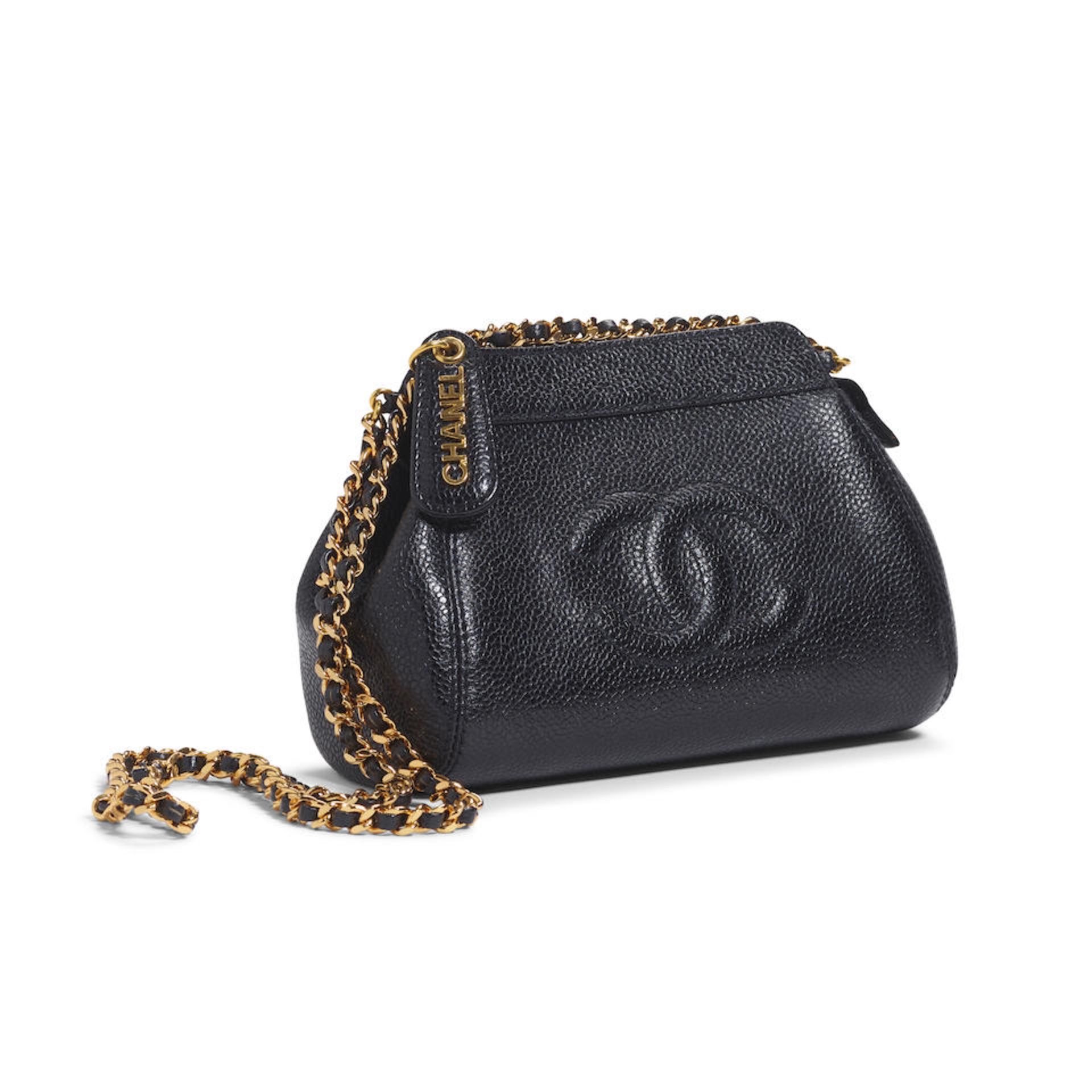 CHANEL: CAVIAR MINI ZIP CROSSBODY 1996-1997