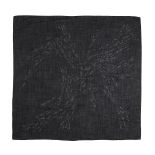 SAINT LAURENT: LOGO TREE SCARF 135cm