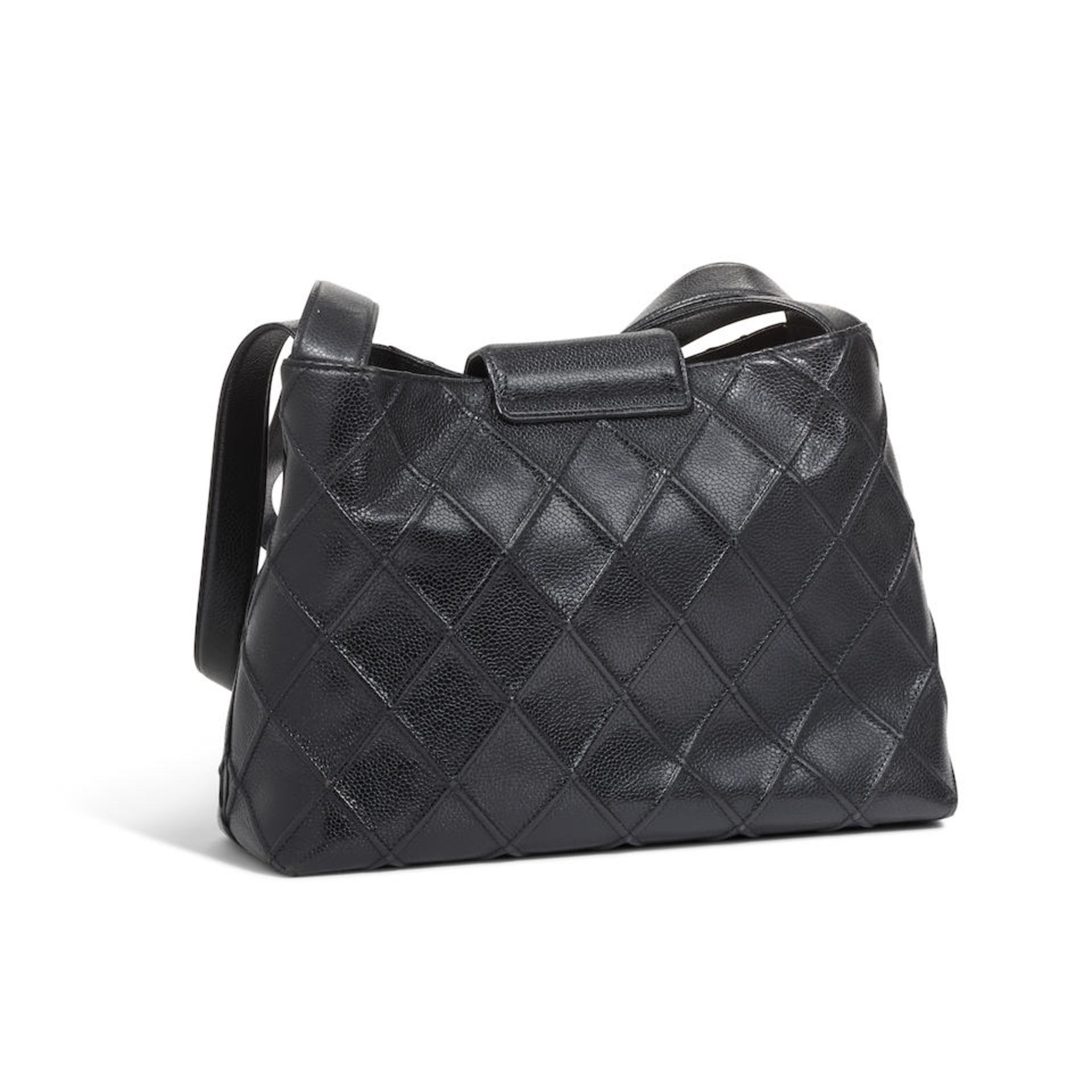 CHANEL: CAVIAR TURN LOCK TOTE 1996-1997 - Image 2 of 2