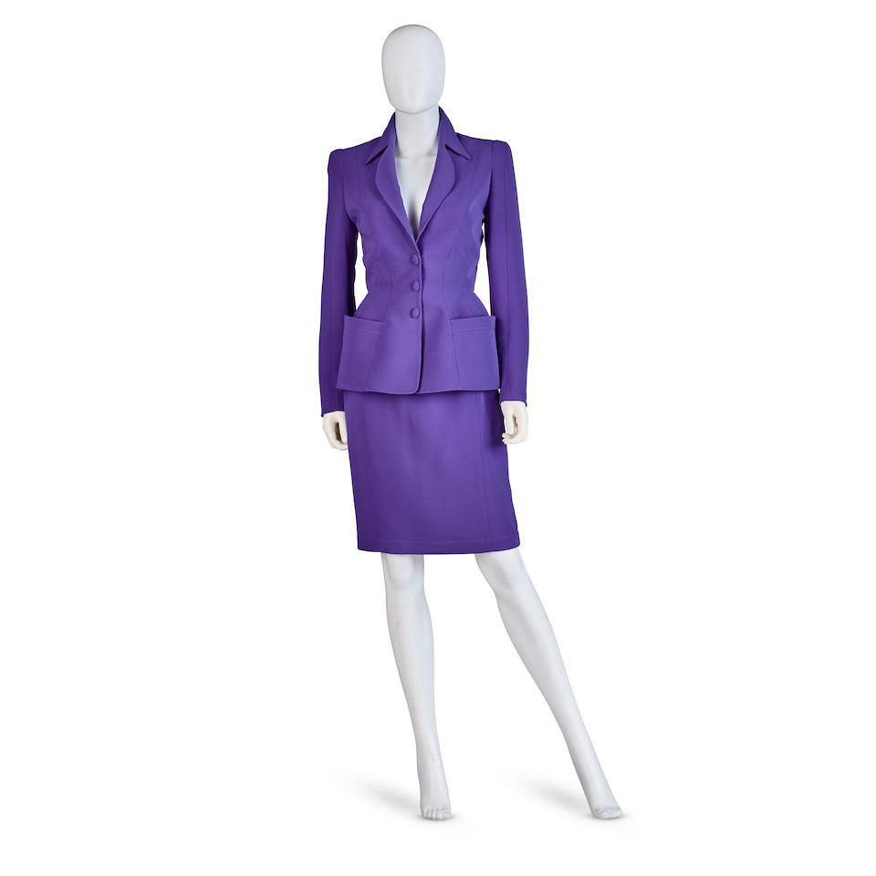 THIERRY MUGLER: SKIRT SUIT ENSEMBLE