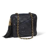 CHANEL: QUILTED TASSEL CAMERA BAG 1989-1991