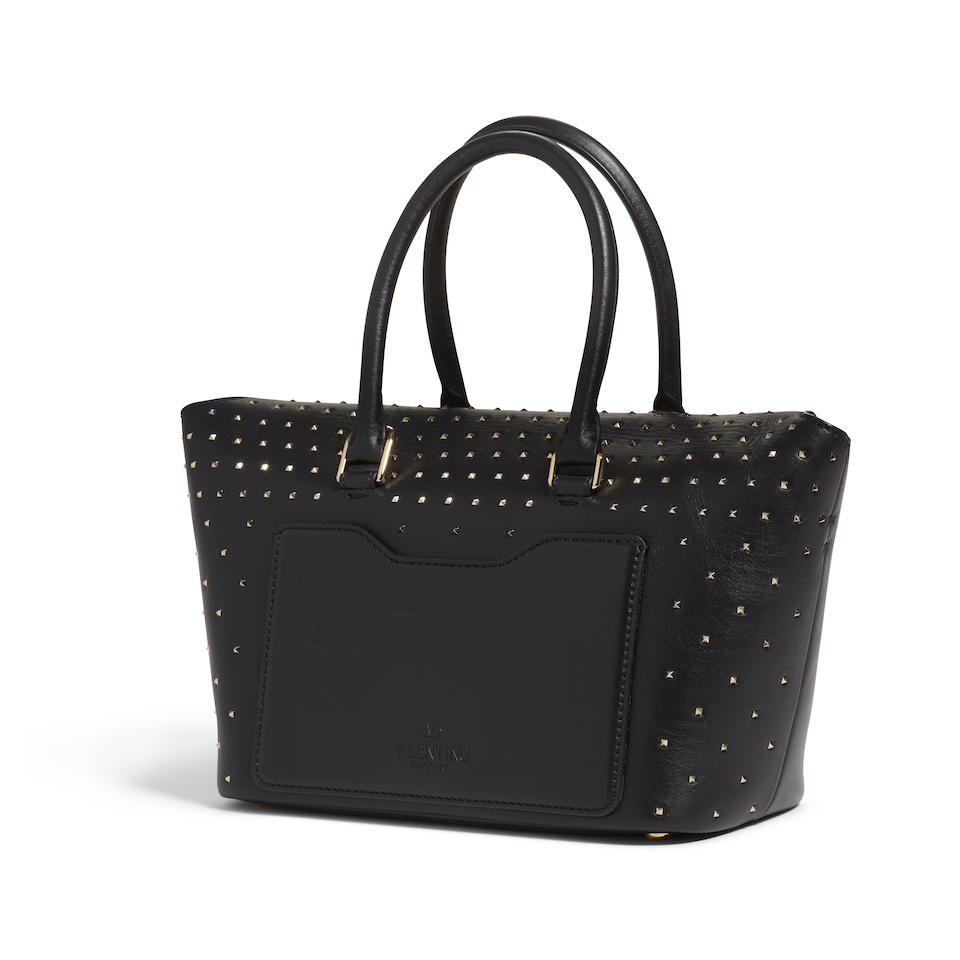 VALENTINO: ROCKSTUD DEMILUNE HANDLE BAG - Image 2 of 2