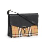 BURBERRY: VINTAGE CHECK MACKEN CROSSBODY BAG