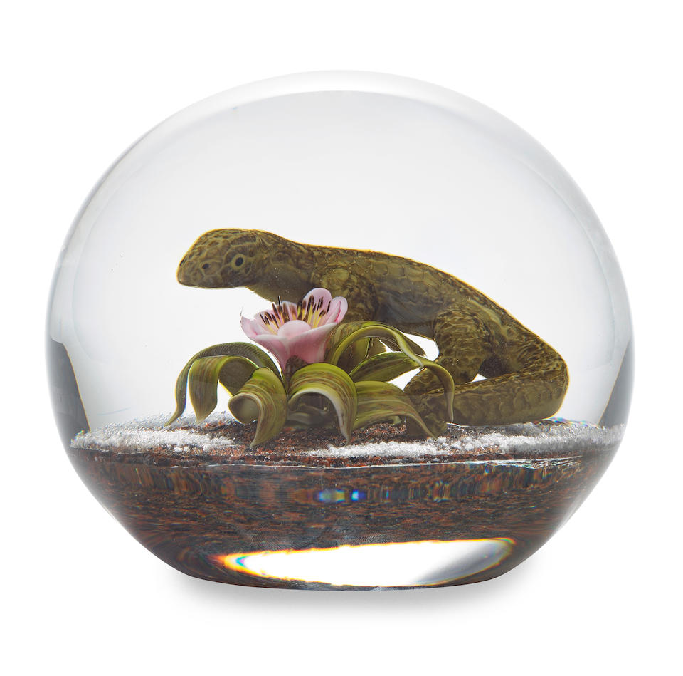 A Victor Trabucco salamander super magnum paperweight, dated 2005 - Image 2 of 2