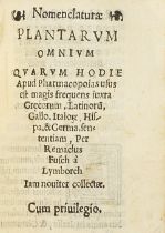 FUCH (REMACLUS) Nomenclaturae plantarum omnium quarum hodie apud pharmacopolas usus est magis f...