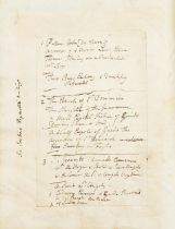 REYNOLDS (JOSHUA) Commonplace book compiled by Mary Gwatkin, [early nineteenth-century]