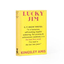 AMIS (KINGSLEY) Lucky Jim, FIRST EDITION OF THE AUTHOR'S FIRST NOVEL, Victor Gollancz, 1953