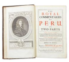 LASSO DE LA VEGA (GARCIA) The Royal Commentaries of Peru, in Two Parts, Miles Flesher for Christ...