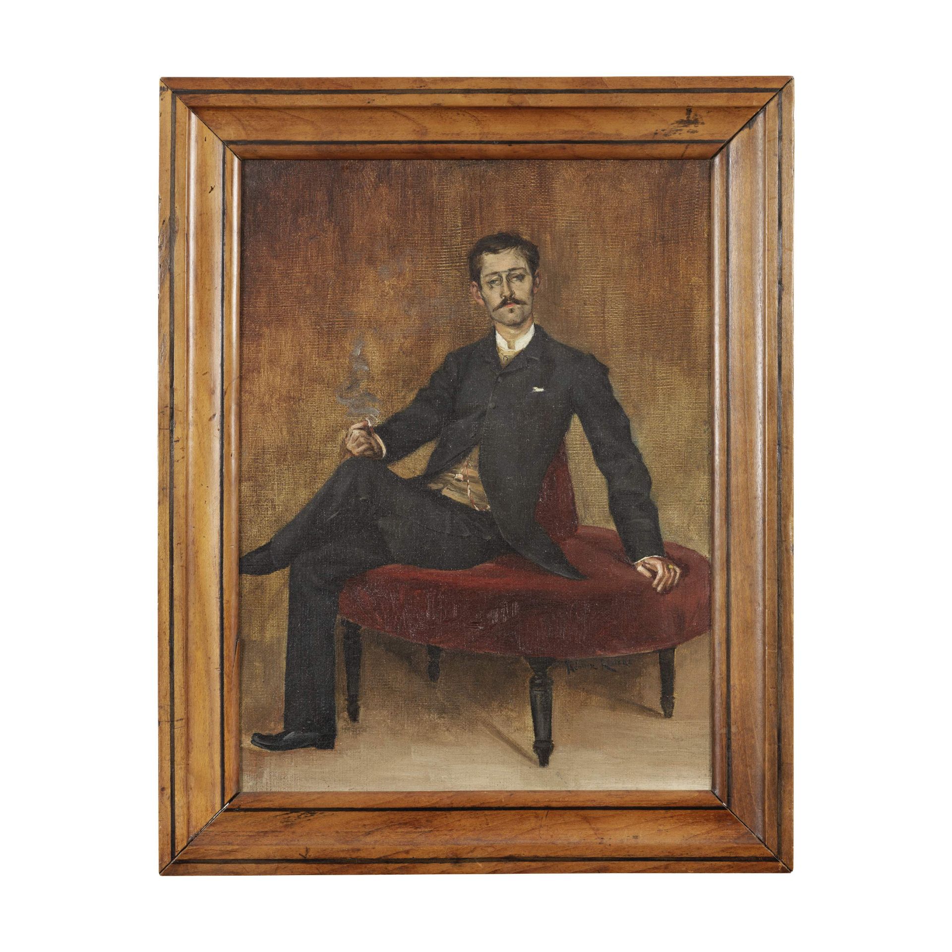 Auguste Louis Th&#233;odore Rivi&#232;re (Toulouse 1857-1912 Paris) Le dandy