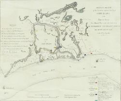 CHINA - FIRST OPIUM WAR Military Sketch of the Operations against the City of Chin-Keang on the ...