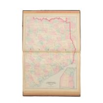 ASHER AND ADAMS Asher & Adams' New Historical and Topographical Atlas of the United States. With...