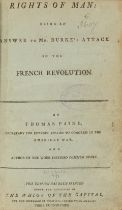 BURKE (EDMUND) Reflections on the Revolution in France, Dublin, 1790; PAINE (THOMAS) Rights of M...