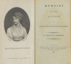 GODWIN (WILLIAM) Memoirs of the Author of A Vindication of the Rights of Woman, FIRST EDITION,J....