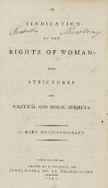 WOLLSTONECRAFT (MARY) A Vindication of the Rights of Women: with Strictures on Political and Mor...