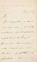 BRUNEL (ISAMBARD KINGDOM) Autograph letter signed ('IK Brunel'), to Walter Shelley ('Sir'), [n.p...