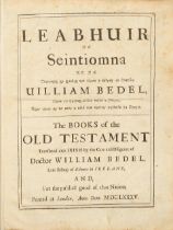 IRELAND - IRISH BIBLE Leabhuir ná seintiomna... The Books of the Old Testament translated i...