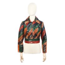 Ossie Clark (1942-1996) Multicolour Python Skin Jacket, circa 1968