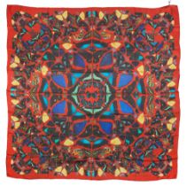 Damien Hirst (born 1965) and Alexander McQueen (1969-2010) 'Psalm 133 Circular' Large Silk Scarf...