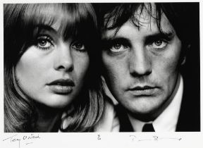 Terry O'Neill (1938-2019) Jean Shrimpton and Terence Stamp, 1963, printed later,