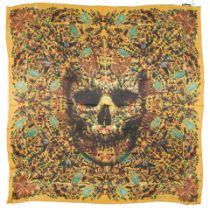 Damien Hirst (born 1965) and Alexander McQueen (1969-2010) 'Tityus Big Skull' Large Silk Scarf, ...