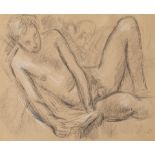 Vanessa Bell (British, 1879-1961) Paul Roche Reading 24.2 x 29.8 cm. (9 1/2 x 11 3/4 in.) Execut...
