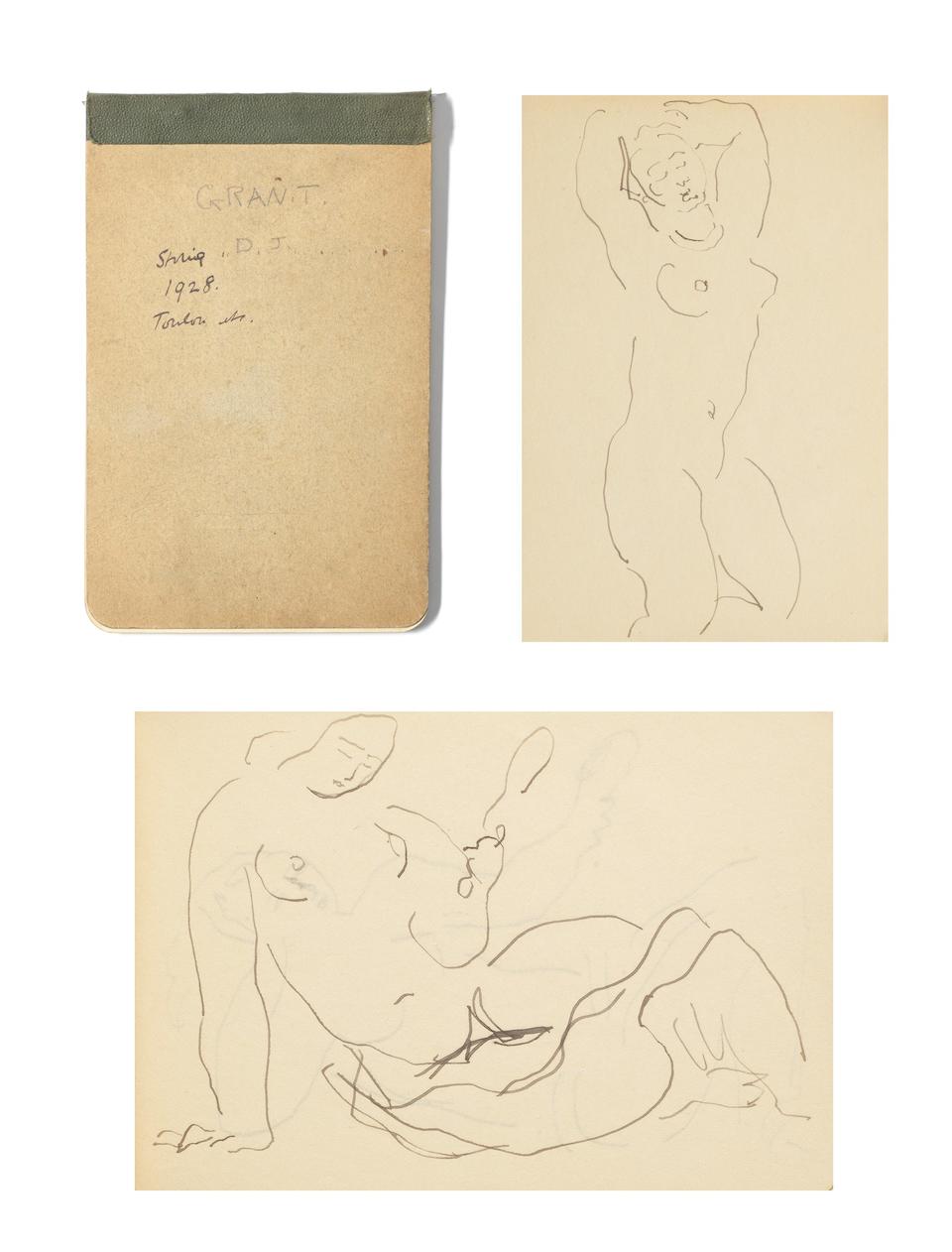 Duncan Grant (British, 1885-1978) Sketchbook (Toulon) 1928 12.5 x 19.5 cm. (5 x 7 3/4 in.)