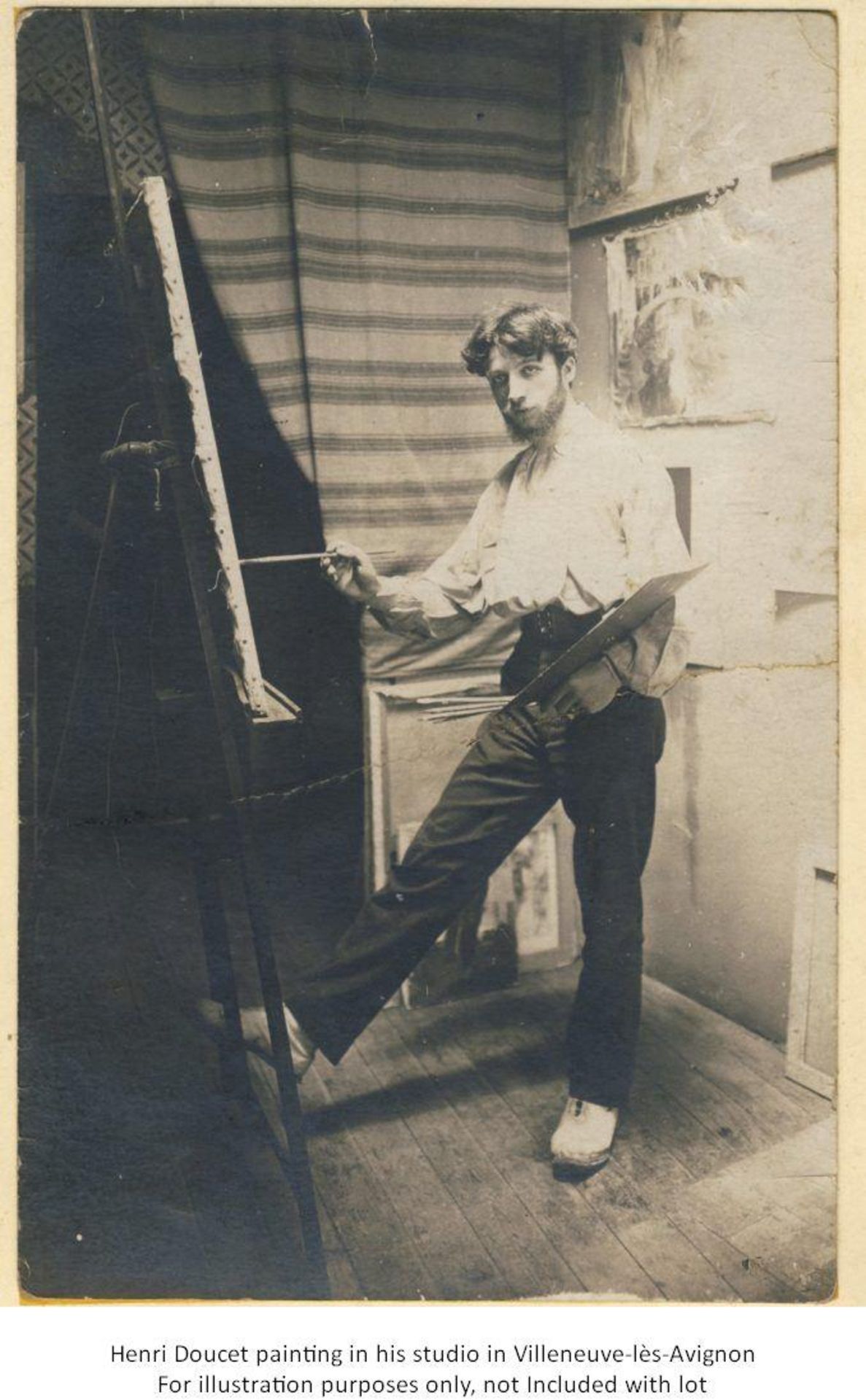 Vanessa Bell (British, 1879-1961) Portrait of Henri Doucet 41.8 x 34.5 cm. (16 1/2 x 13 5/8 in.)... - Bild 4 aus 4