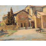 Duncan Grant (British, 1885-1978) The Oratory of San Bernardino, Perugia 48 x 62 cm. (19 7/8 x 2...