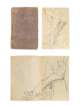 Duncan Grant (British, 1885-1978) Sketchbook (Rome) 1920 16.5 x 10.8 cm. (6 1/2 x 4 1/4 in.)