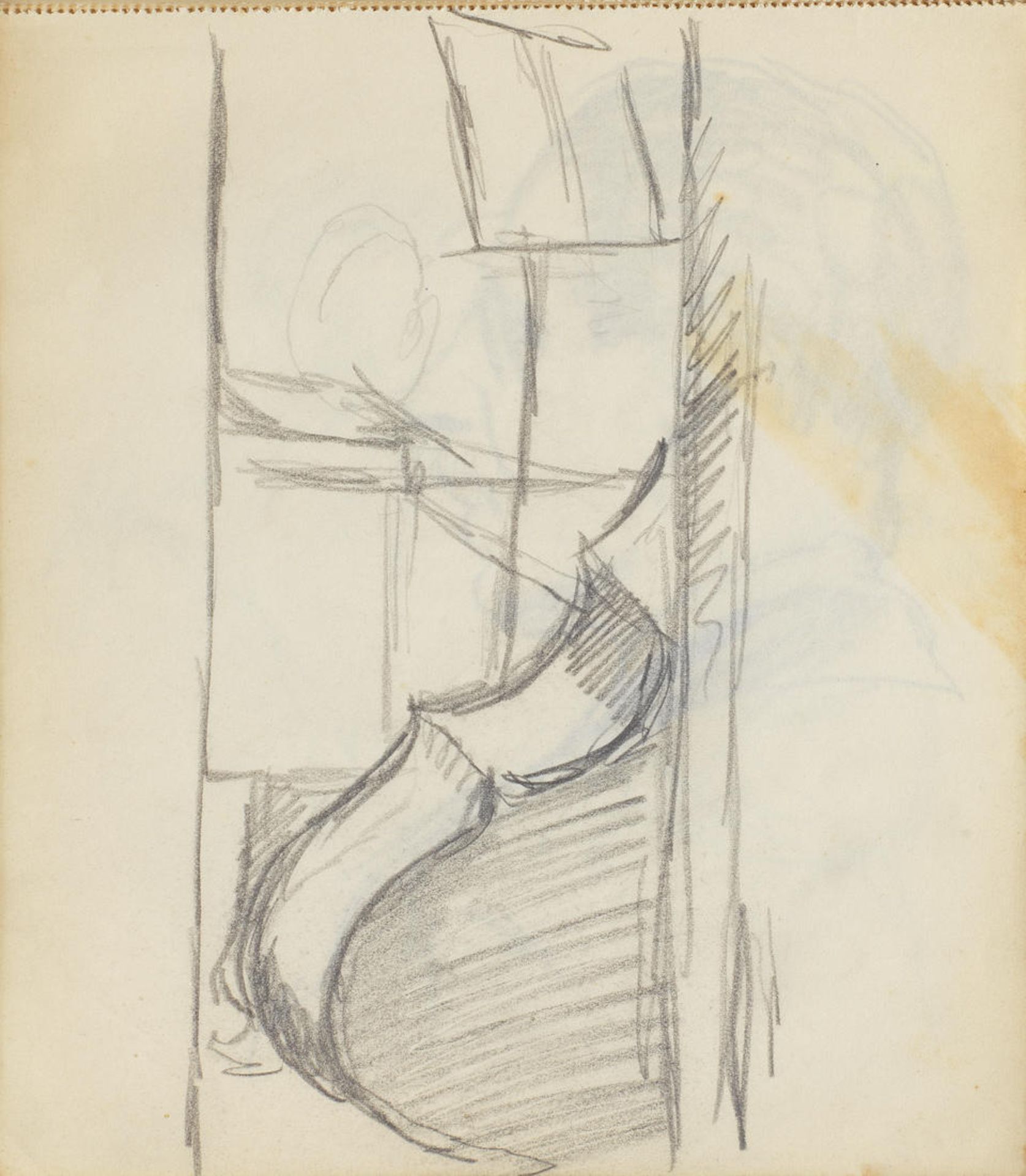 Vanessa Bell (British, 1879-1961) Sketchbook (Venice) 1926 17.2 x 20.9 cm. (6 3/4 x 8 1/4 in.) - Image 11 of 13
