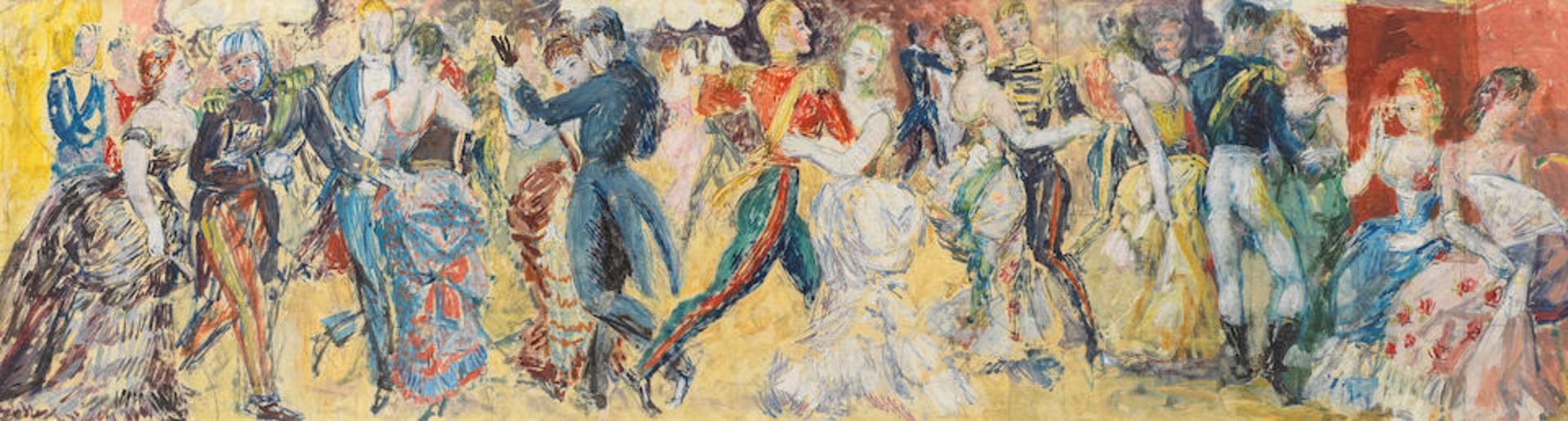 Duncan Grant (British, 1885-1978) Cinderella at the Ball (For the Devonshire Hill School Mural) ...
