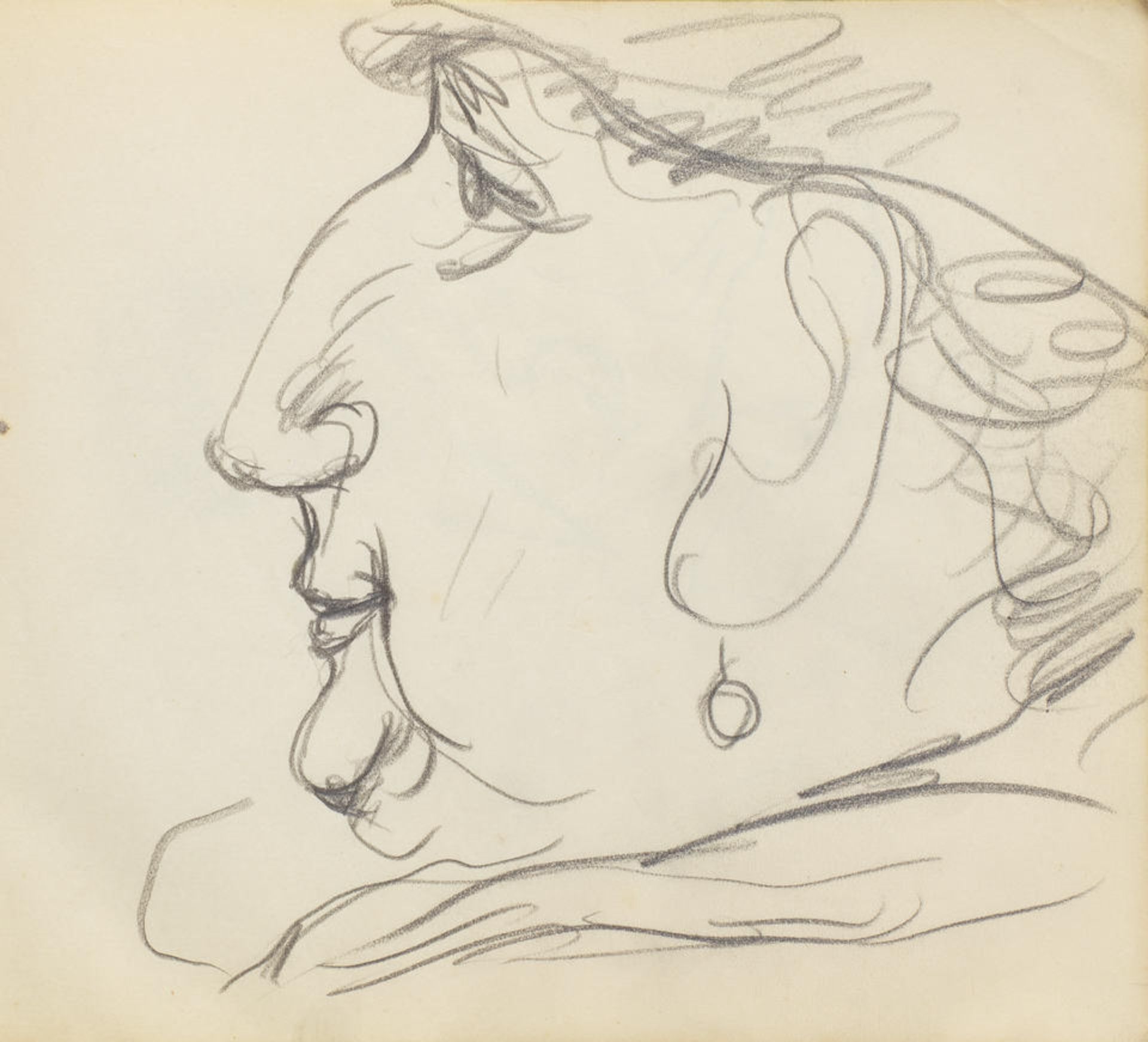 Vanessa Bell (British, 1879-1961) Sketchbook (Venice) 1926 17.2 x 20.9 cm. (6 3/4 x 8 1/4 in.) - Image 3 of 13