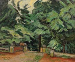 Jean Hippolyte Marchand (French, 1883-1940) Le Parc, Garsington 44.8 x 55 cm. (17 5/8 x 21 5/8 i...