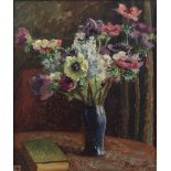 Roger Fry (British, 1866-1934) Hyacinths and Anemones 54.6 x 45.7 cm. (21 1/2 x 18 in.) (Painte...