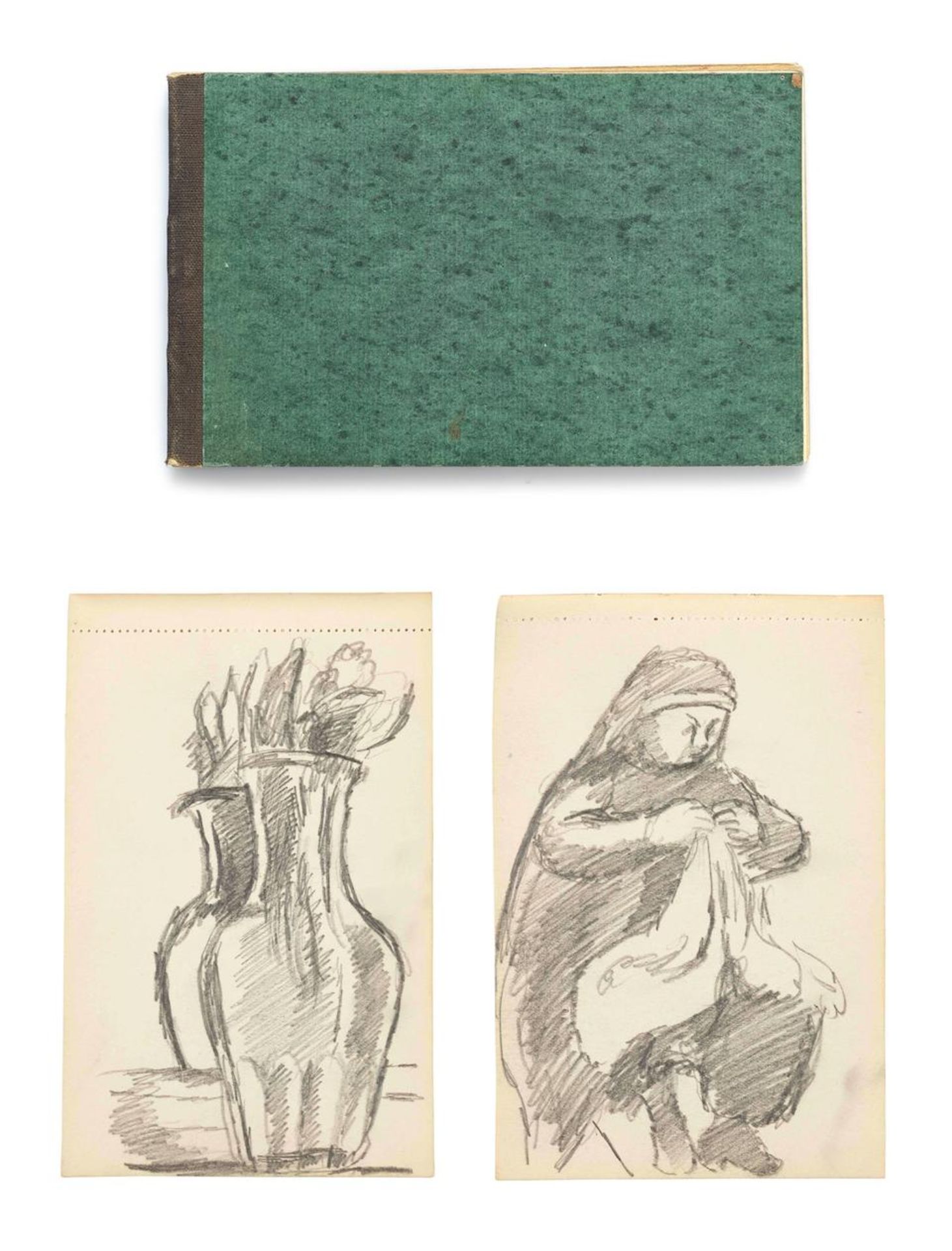 Vanessa Bell (British, 1879-1961) Sketchbook (Paris), 1921 8.6 x 13.8 cm. (3 3/8 x 5 3/8 in.)