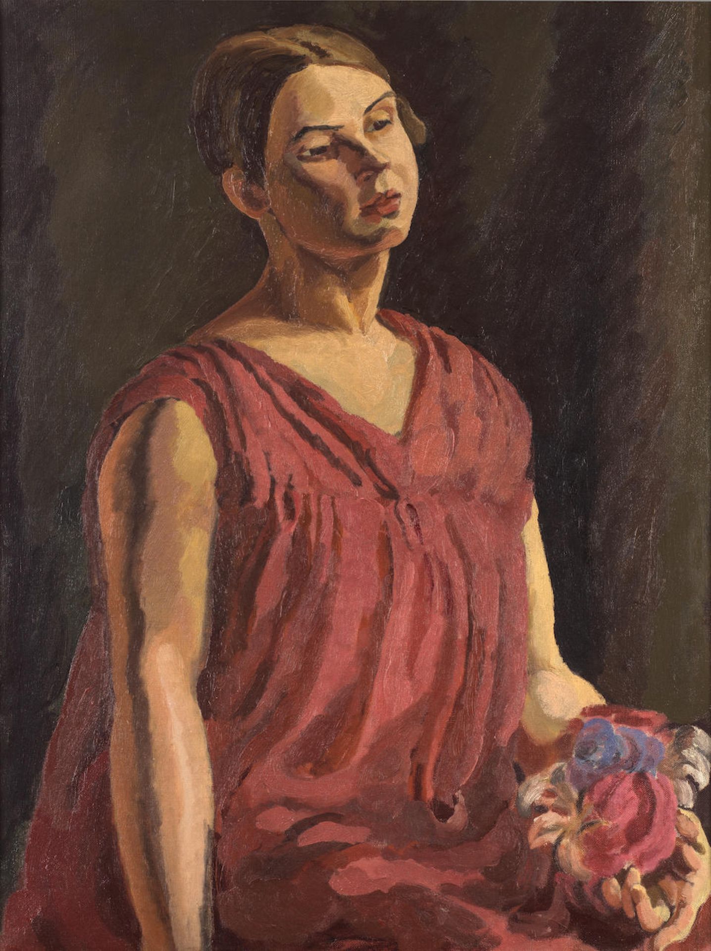 Duncan Grant (British, 1885-1978) Lydia Lopokova 68 x 52 cm. (26 3/4 x 20 1/2 in.) (Painted circ...