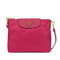 Prada: a Hibiscus Pink Shoulder Bag (includes authenticity card)