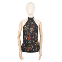 Christian Dior: a Silk Scarf Halter-Neck Tie Top