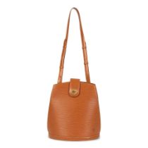 Louis Vuitton: a Tan Epi Leather Cluny Shoulder Bag 1998