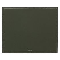 Hermès: a Vert Olive and Vert Cru Swift Leather Mousepad 2001