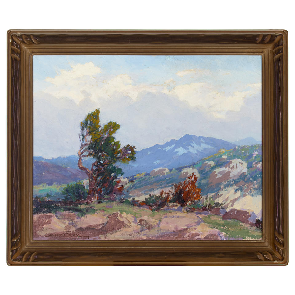 Joseph P. Frey (1892-1977) Spring Thaw 13 x 16 in. framed 16 x 19 in. - Image 2 of 2